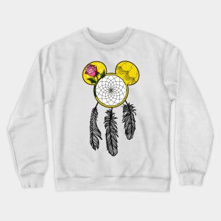 Enchanted Rose Dream Catcher Crewneck Sweatshirt